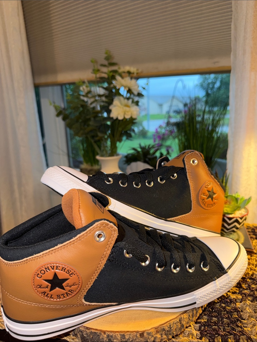Converse Chuck Taylor All Star High Street Mid Brown Black Men’s 10.5 Women’s 12 - Picture 7 of 8
